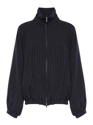 THE FRANKIE SHOP: casual jackets - Baxter Pinstripe Jacket