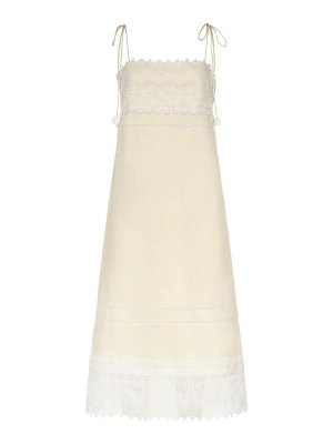 VALENTINO GARAVANI: Knielange Kleider - Knielanges Kleid - Weiß