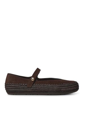 LOEWE: Ballerines - Ballerines - Marron Foncé