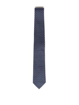 SALVATORE FERRAGAMO: ties & bow ties - Printed Silk Tie