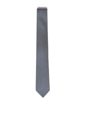 SALVATORE FERRAGAMO: ties & bow ties - Printed Silk Tie