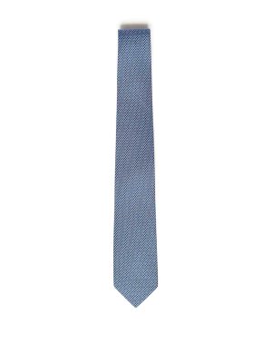 SALVATORE FERRAGAMO: ties & bow ties - Printed Silk Tie