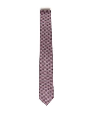 SALVATORE FERRAGAMO: ties & bow ties - Printed Silk Tie