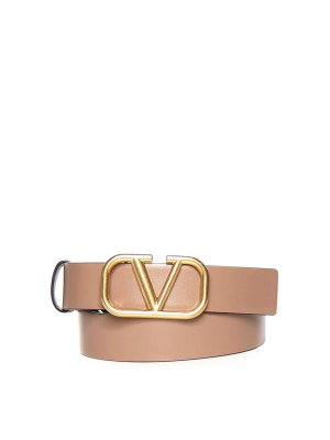 VALENTINO GARAVANI: Cinturones - Cinturón - Marrón