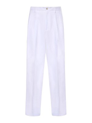 DOLCE & GABBANA: Casual Hosen - Casual Hose - Weiß