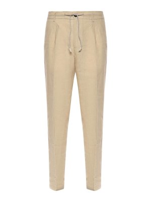 ELEVENTY: casual trousers - Linen Pants