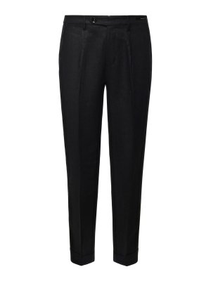 MICHAEL COAL: pantaloni casual - Pantaloni in Lino Tk America