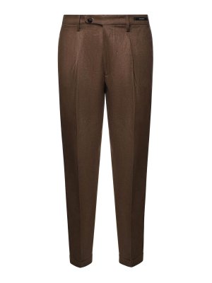 MICHAEL COAL: casual trousers - Tk America Linen Trousers