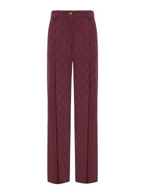 Pinko: Pantalones casual - Pantalón Casual - Rojo Oscuro