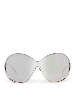 Alaïa: Sonnenbrillen - Sonnenbrille - Silber