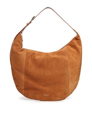 BIASIA: shoulder bags - Suede Hobo Bag