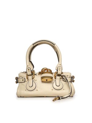 CHLOE': shopper - Borsa Paddington piccola in pelle granata