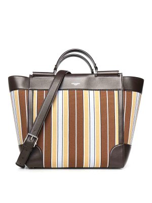 DOLCE & GABBANA: Bolsos Shopping - Bolso Shopping - Azul
