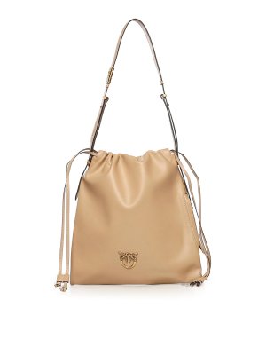 Pinko: Bolsos de hombro - Bolsa De Hombro - Camel