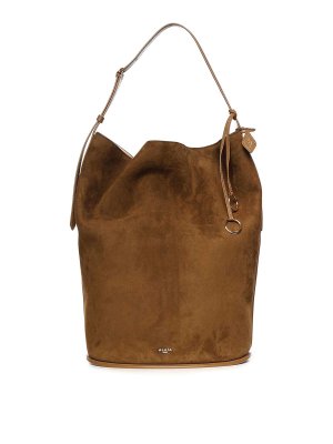 Alaïa: Sacs seau  - Sac Seau - Vert Foncé