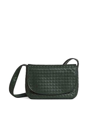 BOTTEGA VENETA: cross body bags - Veneto Messenger Bag With Flap