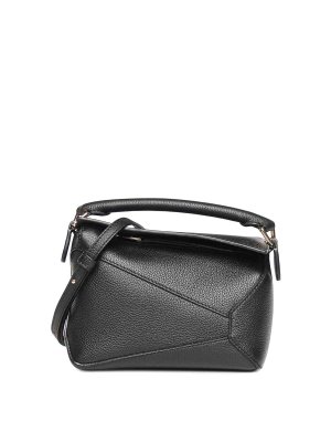 LOEWE: cross body bags - Puzzle Edge Mini Calfskin Bag