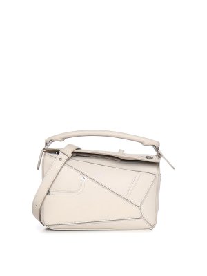 LOEWE: totes bags - Panta Small Puzzle Bag In Calfskin