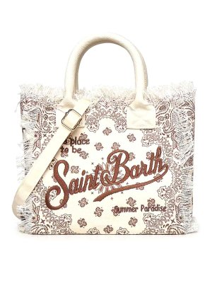 MC2 SAINT BARTH: totes bags - Colette Printed Cotton Canvas Bag