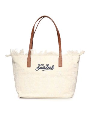 MC2 SAINT BARTH: Handtaschen - Shopper - Weiß