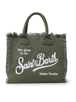MC2 SAINT BARTH: Sacs à main - Sac Cabas - Vert Foncé