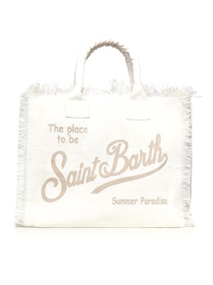 MC2 SAINT BARTH: Handtaschen - Shopper - Weiß