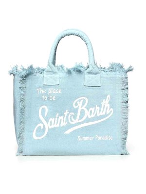 MC2 SAINT BARTH: Sacs à main - Sac Cabas - Bleu Clair