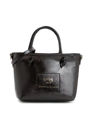 v°73: clutches - Leather Mini Bag With Logo