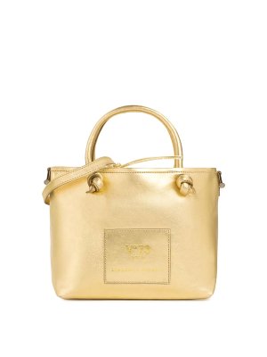 v°73: clutches - Leather Mini Bag With Logo