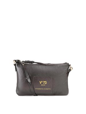 v°73: borse a spalla - Borsa A Tracolla In Pelle Con Logo