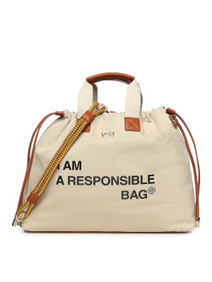 v°73: Handtaschen - Shopper - Weiß