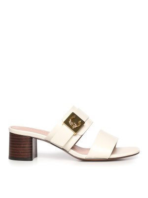 COCCINELLE: mules shoes - C-Me Lock Leather Mules