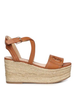 Liu Jo: espadrilles - Bali Wedges With Logo