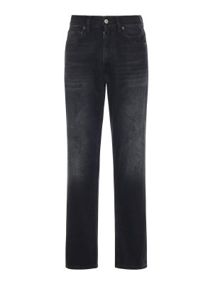 MM6 MAISON MARGIELA: straight leg jeans - Straight-Leg Denim Jeans