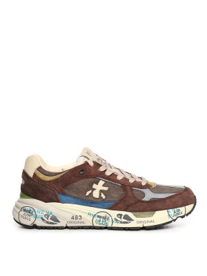 PREMIATA: Chaussures de sport - Baskets - Marron