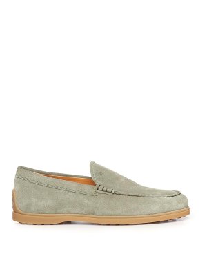 TOD'S: Mocassini e slippers - Pantofola mocassino in pelle scamosciata