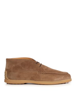 TOD'S: stivali - Stivaletto in camoscio