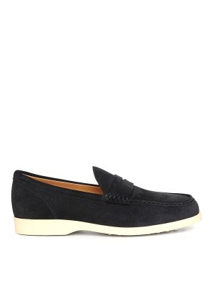 TOD'S: Mocassini e slippers - Mocassino in pelle scamosciata