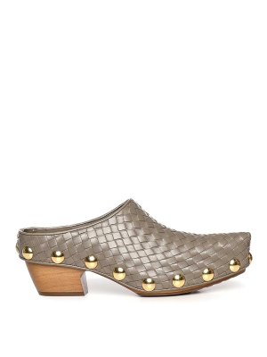 BOTTEGA VENETA: Zapatos chinelas - Chinelas - Marrón Topo