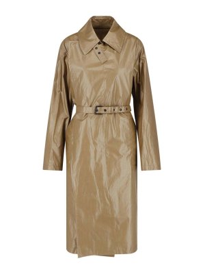 LEMAIRE: Ledermäntel - Ledermantel - Beige