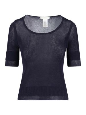 LEMAIRE: t-shirts - Viscose and silk T-Shirt