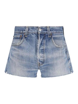 RE/DONE: トラウザーショーツ - ショートパンツ - ブルー