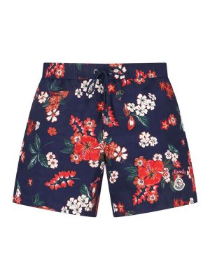 MONCLER: pantaloni shorts - Pantaloncini Da Mare