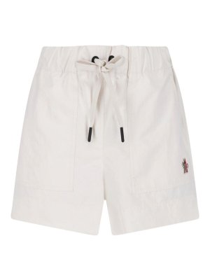 MONCLER: pantaloni shorts - Pantaloncini Logo