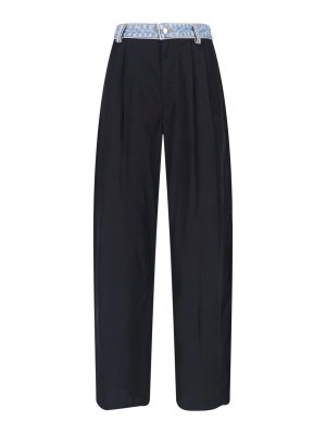 ALEXANDER WANG: Pantalones casual - Pantalón Casual - Negro