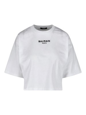 Balmain: Camisetas - Camiseta - Blanco