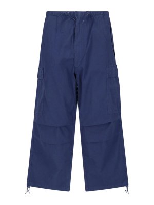 POLO RALPH LAUREN: カジュアルトラウザー - カジュアルパンツ - ブルー