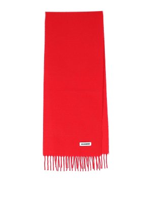 JIL SANDER: Écharpes - Écharpe - Rouge