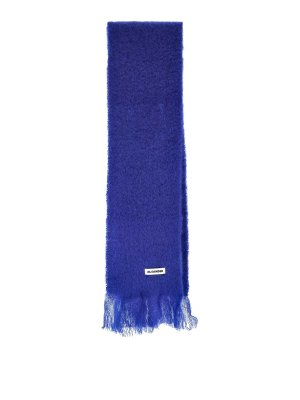 JIL SANDER: Bufandas y pañuelos - Bufanda - Azul