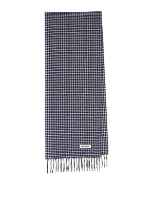 JIL SANDER: Bufandas y pañuelos - Bufanda - Azul
